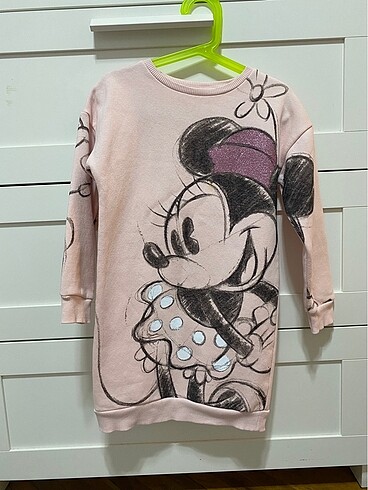 Disney sweatshirt kışlık elbise