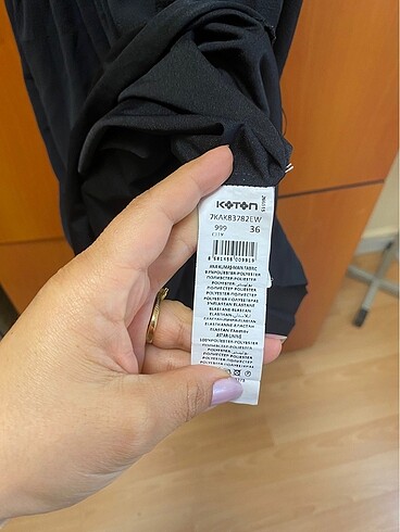 Koton kadın kısa şifon elbise - Görsel 3