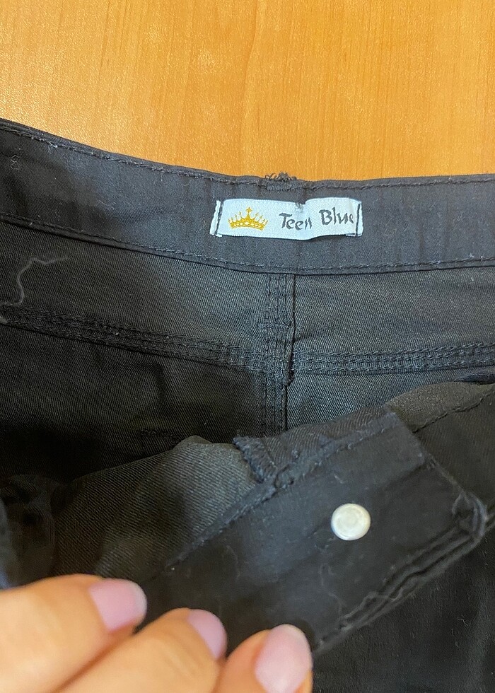 Kadın siyah kısa etek - Görsel 2