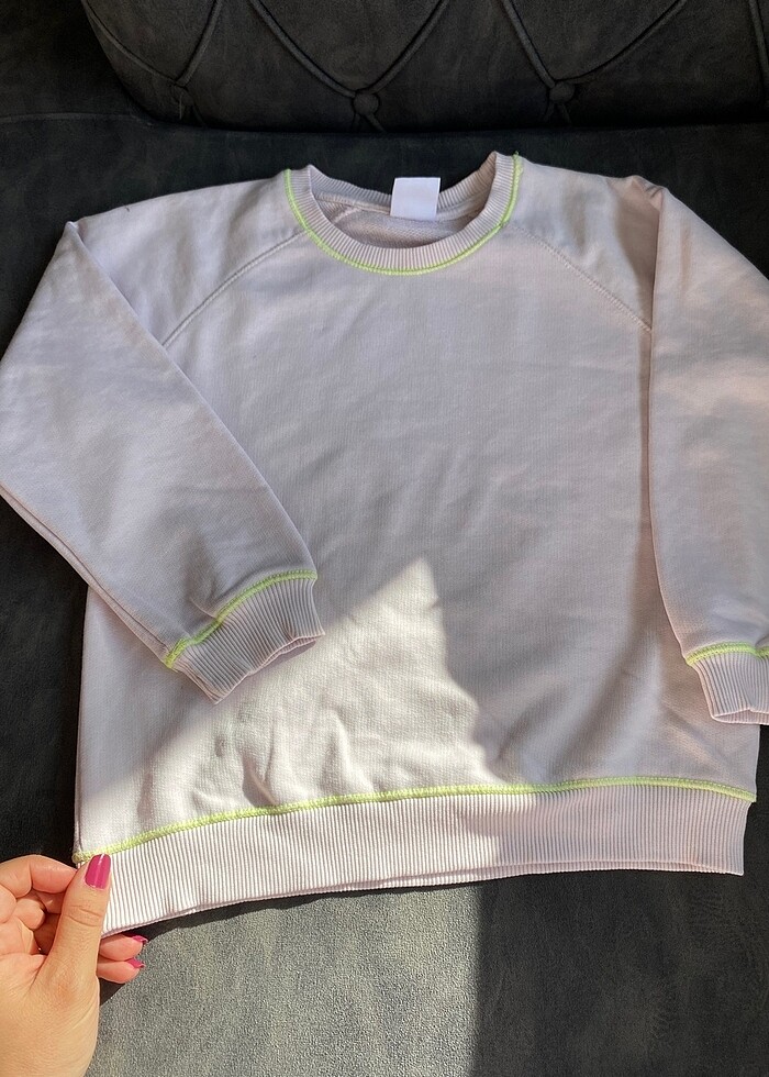 Zara kız çocuk fitilli alt üst takım - Görsel 4