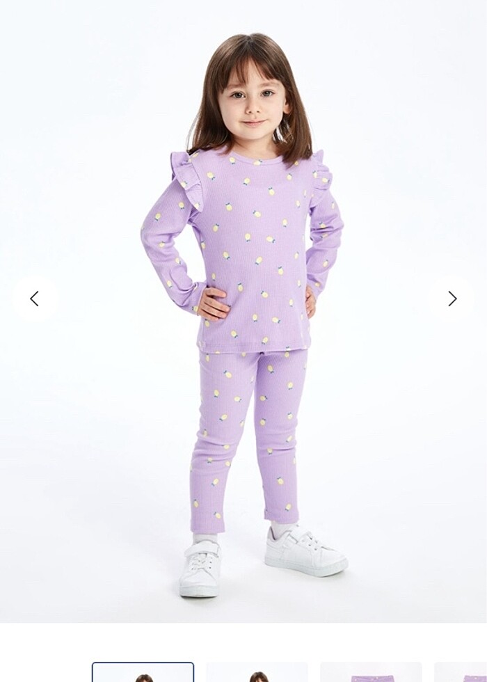 Kız çocuk fitilli altı üst takım - Görsel 5