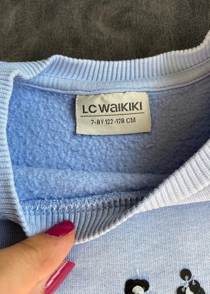 Kız çocuk unicorn sweatshirt - Görsel 5