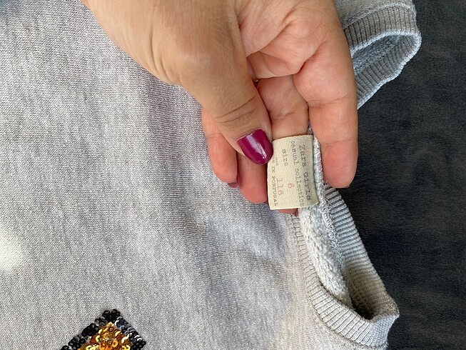 Zara kız çocuk Sweet tişört - Görsel 5