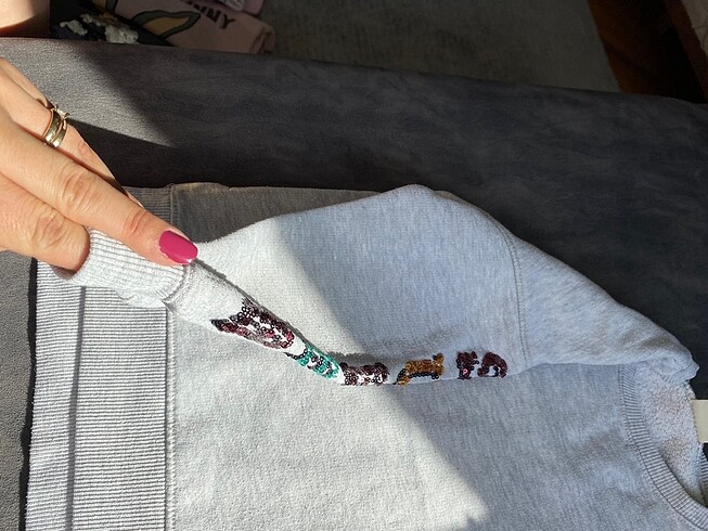 Zara kız çocuk Sweet tişört - Görsel 9