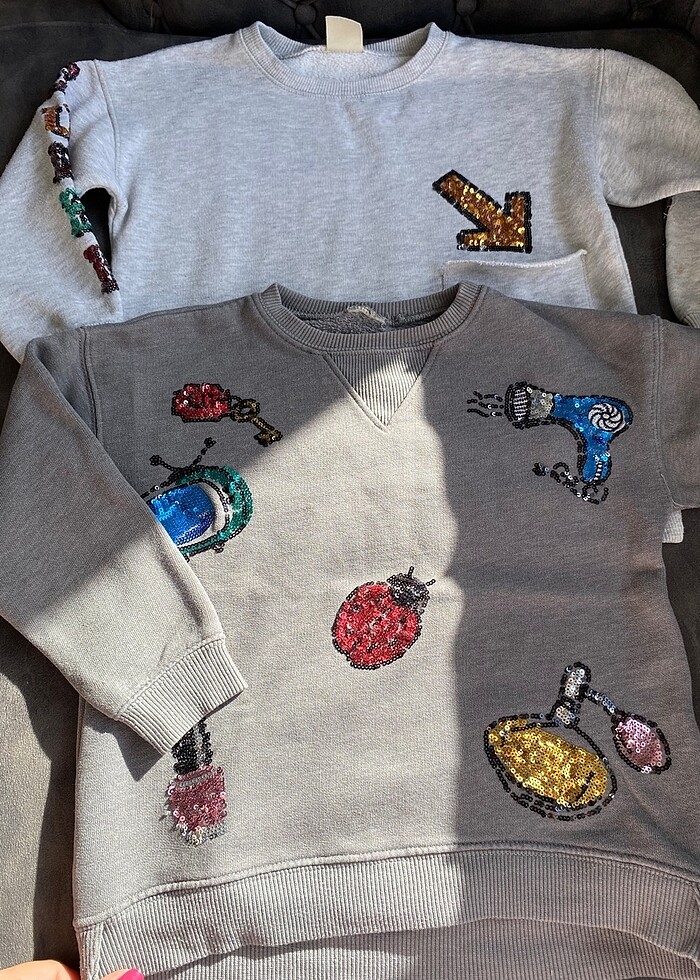 Zara kız çocuk Sweet tişört - Görsel 2