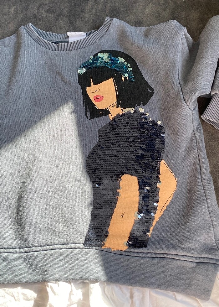 Zara kız çocuk sweatshirt - Görsel 4