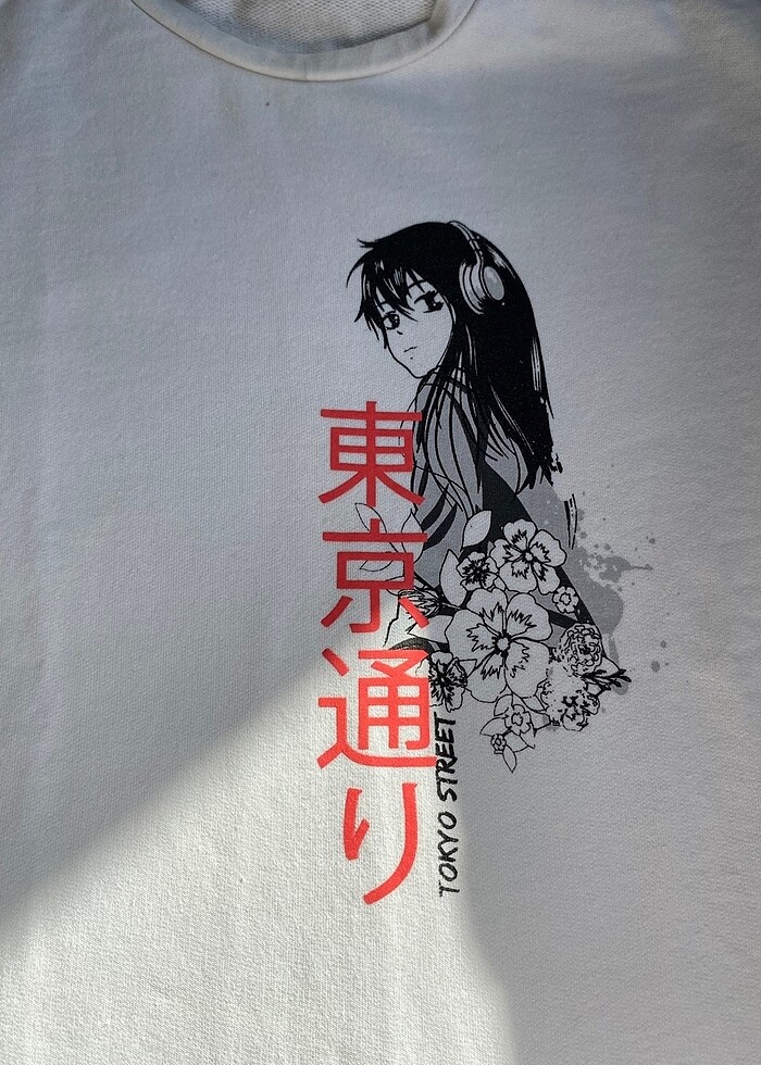 Kız çocuk penye beyaz elbise - Görsel 3