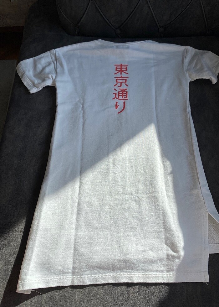 Kız çocuk penye beyaz elbise - Görsel 5