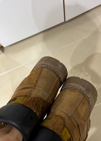 Cat Kahverengi Deri CAT Kadın Bot