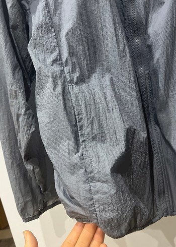Gri Erkek  Midi Yağmurluk sadece etiketi koptu - Görsel 3