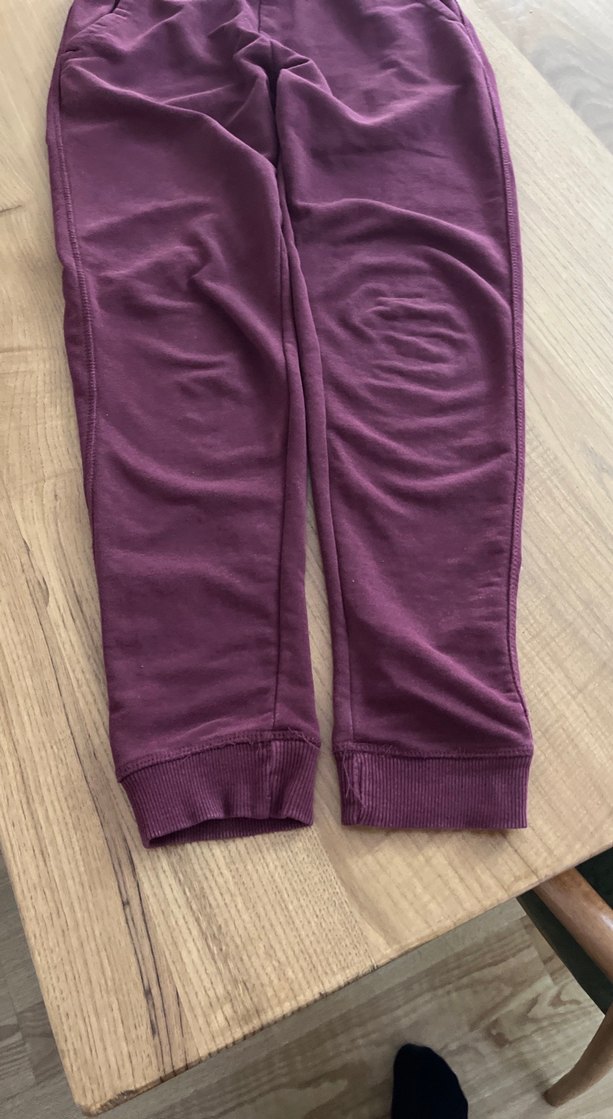 Unisex Mor dar Kesim Sweatpant - Görsel 2