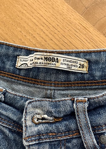 Kadın Gri Mavi Denim Midi Pantolon - Görsel 2