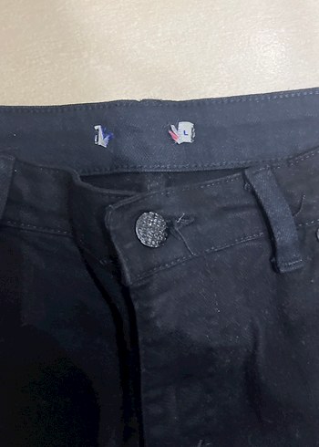Siyah Normal Boy Kadın Denim Pantolon - Görsel 2