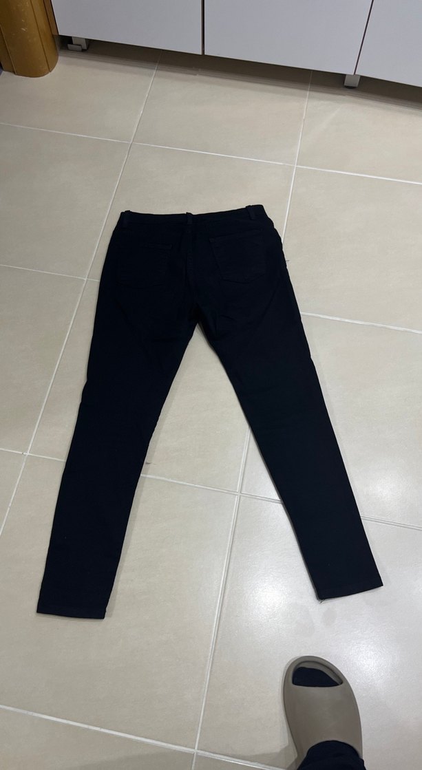 Siyah Normal Boy Kadın Denim Pantolon - Görsel 3
