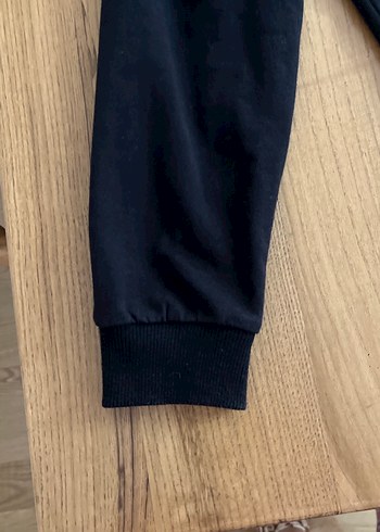 Erkek Siyah Kapüşonlu Fermuarlı Sweatshirt - Görsel 2