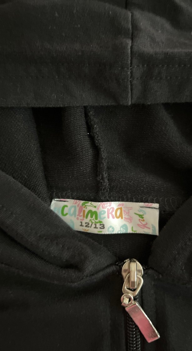 Erkek Siyah Kapüşonlu Fermuarlı Sweatshirt - Görsel 4