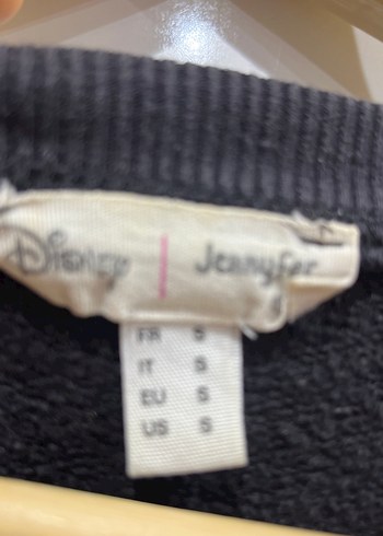 Siyah Baskılı Kadın Sweatshirt - Görsel 2