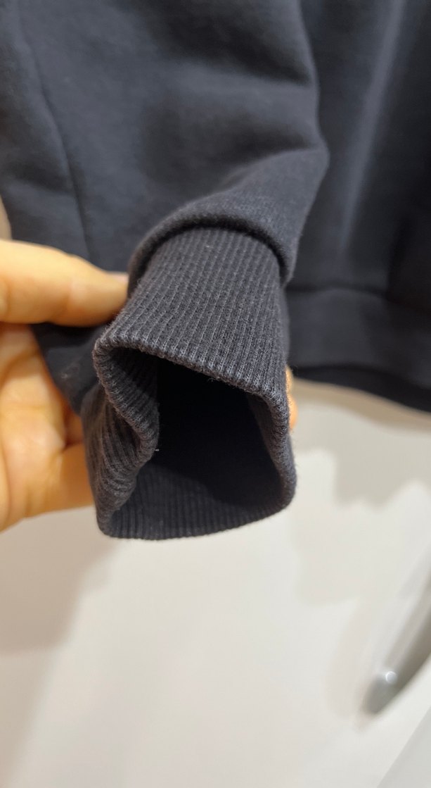 Siyah Baskılı Kadın Sweatshirt - Görsel 4