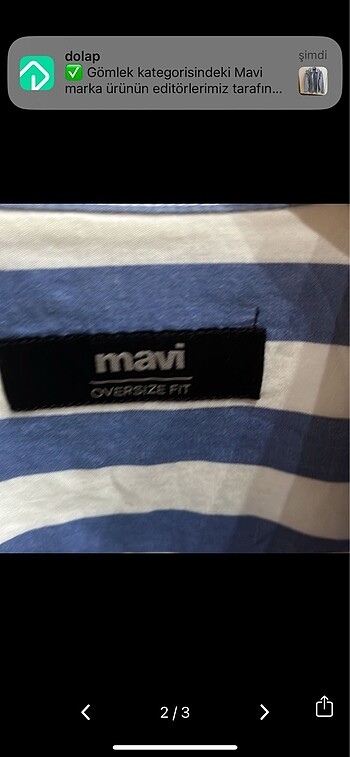 Mavi Jeans Mavi pamuklu gömlek