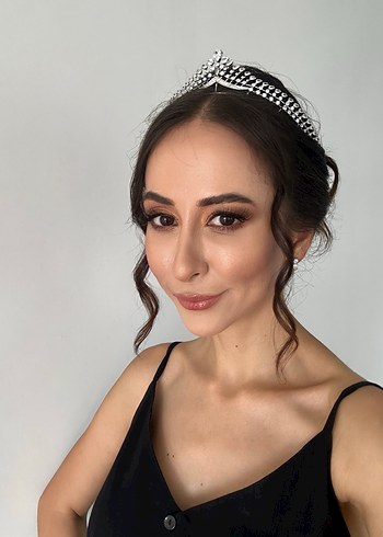 Parlak gümüş Taç - Görsel 2