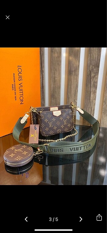 Louıs vuitton askılı çanta