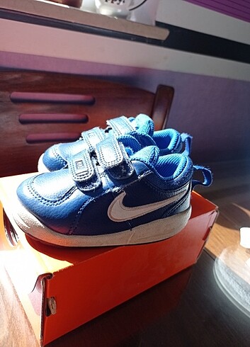 21 Beden mavi Renk Nike erkek bebek Spor ayakkabı