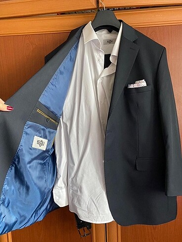 Büyük Beden Kiğılı Takım Elbise - Görsel 3