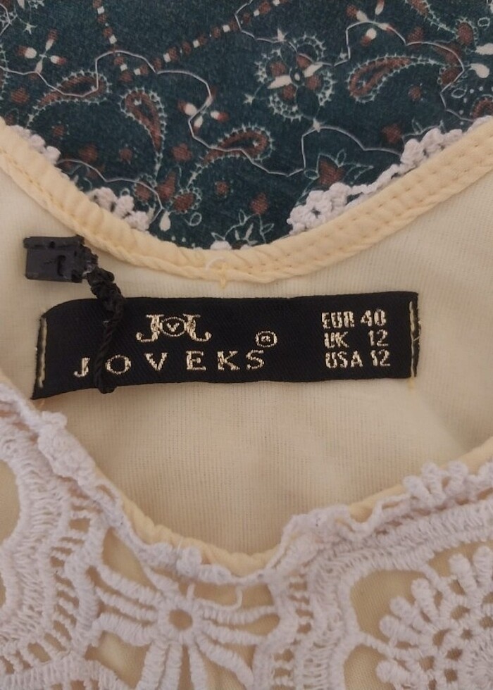 DANTEL DETAYLI ELBİSE - Görsel 4