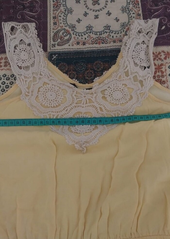 DANTEL DETAYLI ELBİSE - Görsel 5