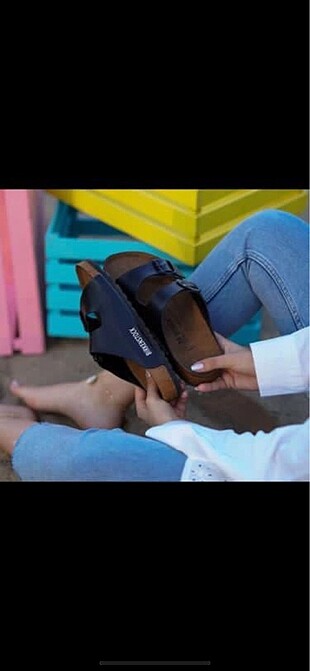 Birkenstock çift toka terlik