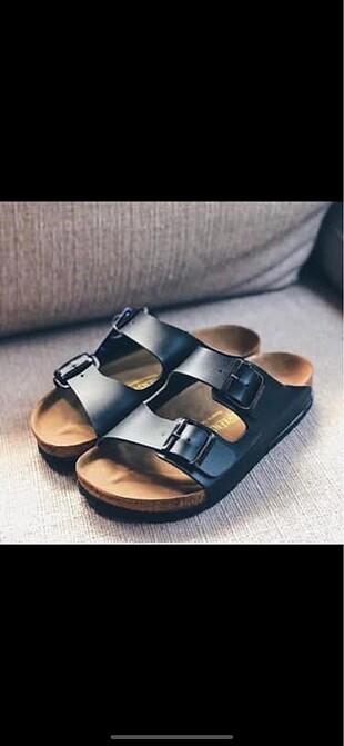 Birkenstock Birkenstock çift toka terlik