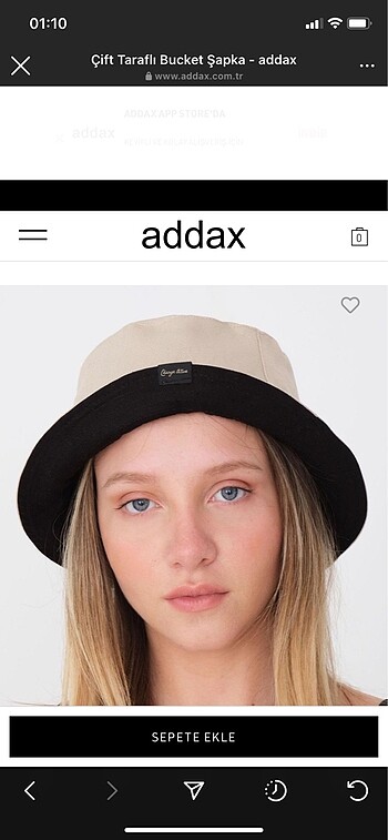 Addax bucket şapka