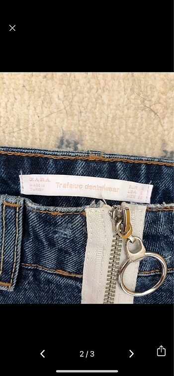 Zara Zara mini kot etek