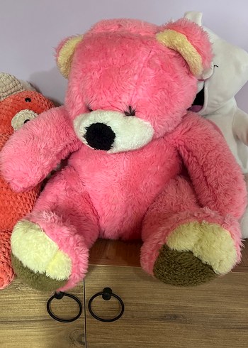 Diğer Renkli Pembe Peluş Ayı Oyuncak