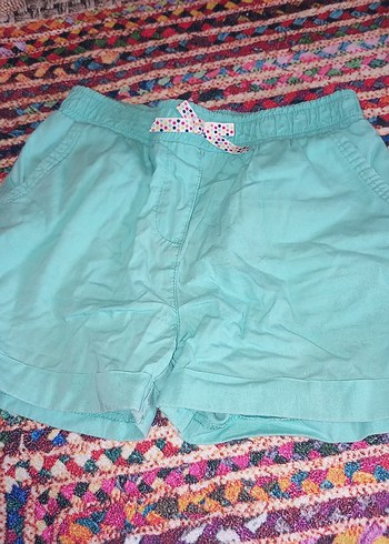 Rahat Kesim Beyaz Bağcıklı Kız Şortu - Görsel 3