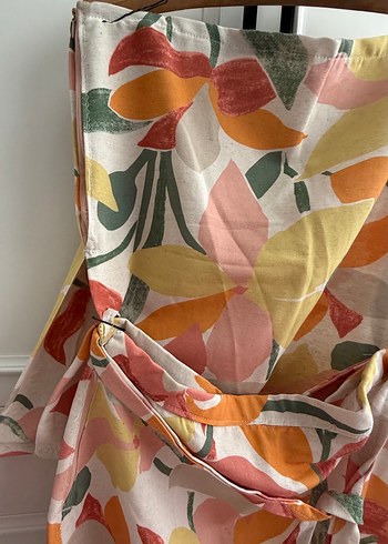 Keten Özel Tasarım Straplez Etek Takım - Görsel 2