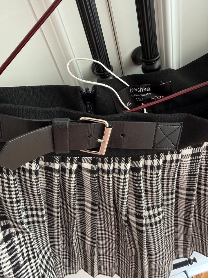 Bershka Pileli Etek - Görsel 2