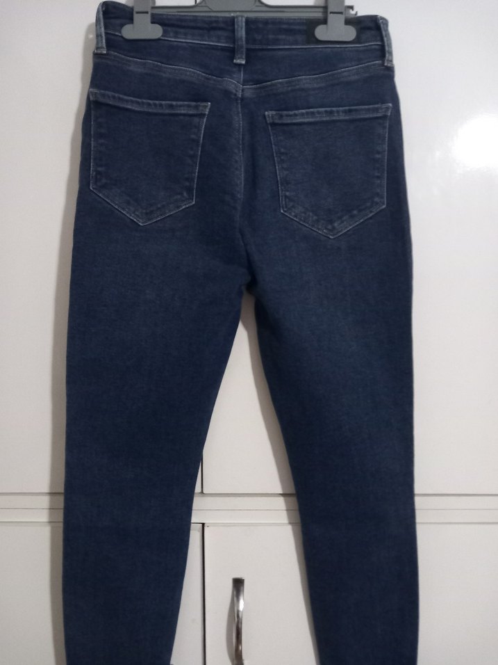 Lacivert Ergen Denim Pantolon Mavi - Görsel 2