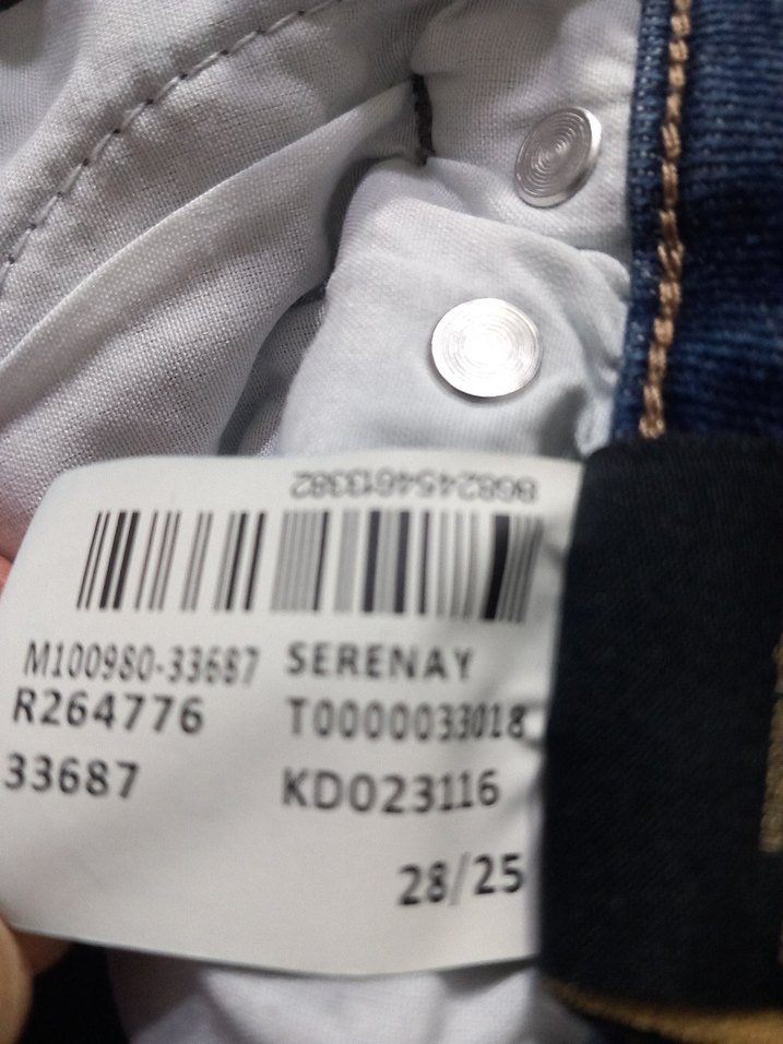 Lacivert Ergen Denim Pantolon Mavi - Görsel 5