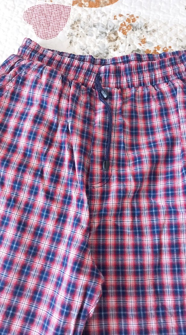 Renkli Ekoseli Erkek Pijama Altı - Görsel 2