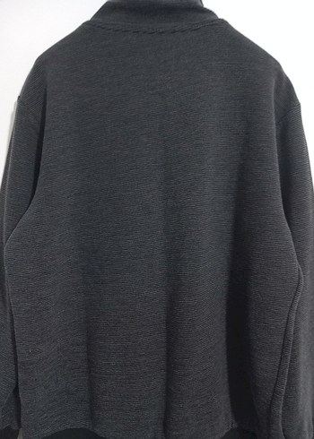 Gri Yüksek Yakalı Erkek  kadife Tıpi Svit - Görsel 4