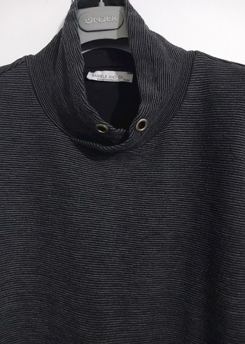 Gri Yüksek Yakalı Erkek  kadife Tıpi Svit - Görsel 2