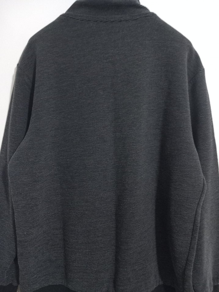 Gri Yüksek Yakalı Erkek  kadife Tıpi Svit - Görsel 4