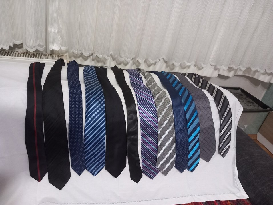 Erkek Çok Renkli İş Kravatları - Görsel 2