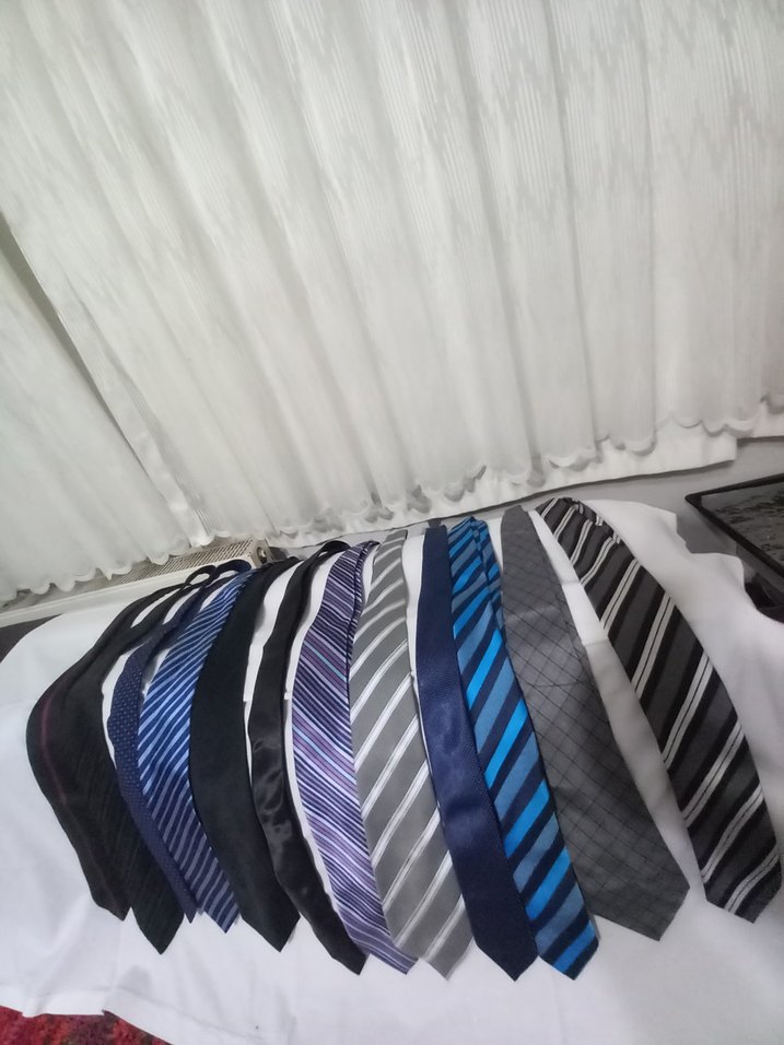 Erkek Çok Renkli İş Kravatları - Görsel 5