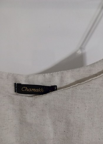 Kadın Keten Straplez Mini Krop - Görsel 2