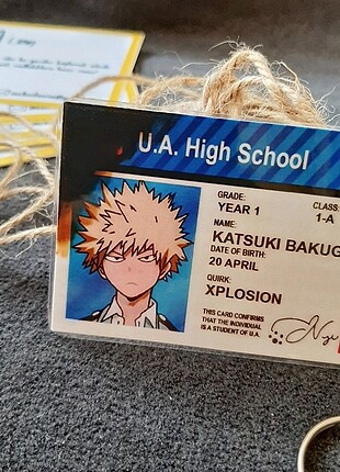 Bakugo Anahtarlık 
