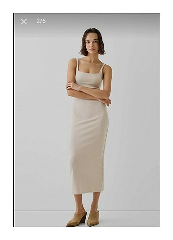 Bershka midi elbise