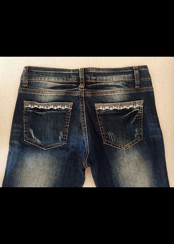 Koton İspanyol Paça Jean - Görsel 5