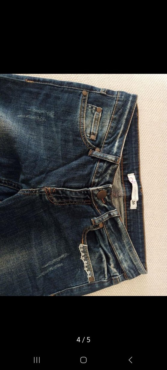 Koton İspanyol Paça Jean - Görsel 4